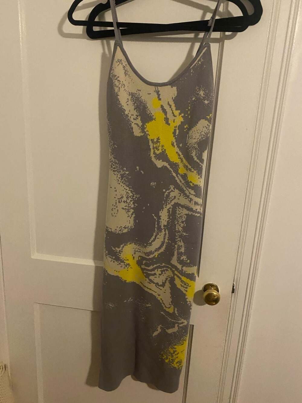 Vestido Midi Tipo Suéter Limitless Views - Gris/Combinado